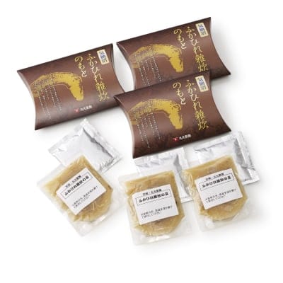 気仙沼ふかひれ雑炊のもと(3食入り)【常温180日】【気仙沼直送!丸光製麺】