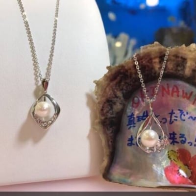 【人気ナンバー1☆】贈り物に♪あこや本真珠8ミリデザインペンダント