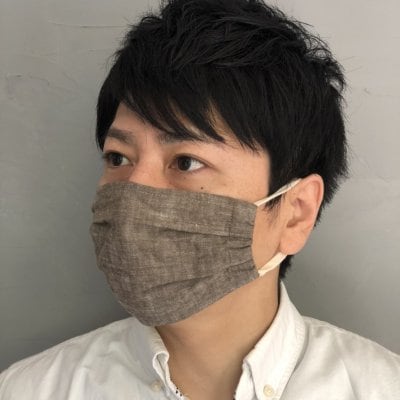 オーガニックコットンマスク Mサイズ 2枚セット