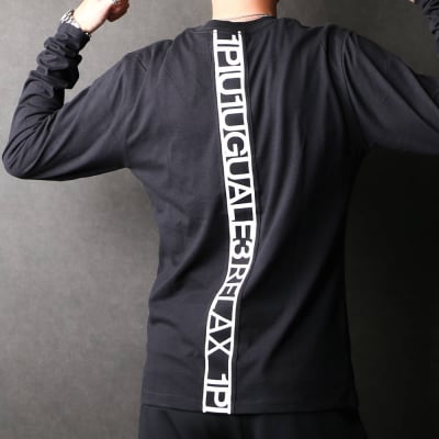 【1PIU1UGUALE3 RELAX/ウノピゥウノウグァーレトレ リラックス】Back Line L/S Tee / バックライン ロングスリーブTシャツ UST-922
