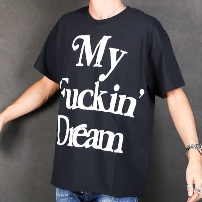 【M/エム】 crew neck BIG t-shirts (BIG My Fuckin' Dream) / クルーネックビッグTシャツ 19SS-MST003