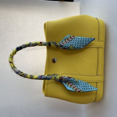 【数量限定】ミニトートバック 黄色のバック ショルダー付きバック