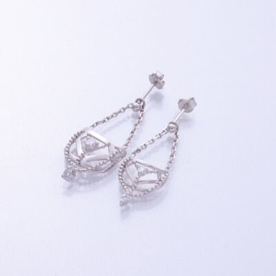 プラチナ(pt900) ダイヤモンド0.11ct ピアス ハイジュエリー・ゴージャス エレガント ピアス