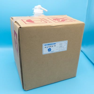 【除菌水】高濃度次亜塩素酸精製水「AQTECT」400ppm 原液20L 瞬時に除菌、消臭。ウイルス対策に。
