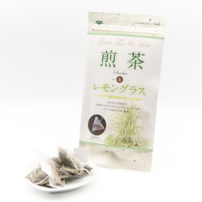 【夏にすっきりハーブ緑茶】煎茶&レモングラス ティーパック 8個入
