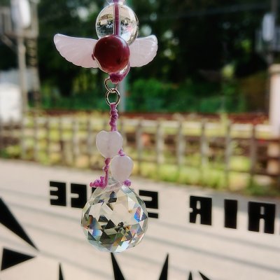 太陽のひかりと幸運をつかむ《天使のぴゅあるちゃんサンキャッチャートップチャーム》