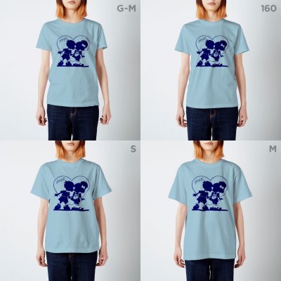 LOVE❤️KISS Tシャツ(ネイビー)
