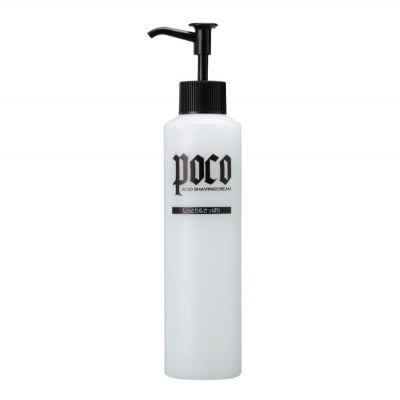 髭を柔らかく!弱酸性でやさしいPocoアシッドシェービングクリーム 190ml