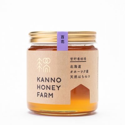 【土地により個性が違う逸品】北海道産天然はちみつ 百花蜜 600g