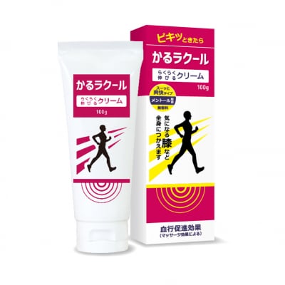 ツクツク限定!!膝などの全身にひと塗りですぐ実感!!かるラクール ボトル100g入り《トライアル1セットプレゼント》