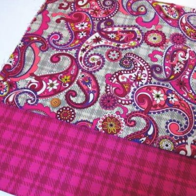 希少のVera Bradley (ベラブラッドリー) 2枚組大きめカットクロス 75×50