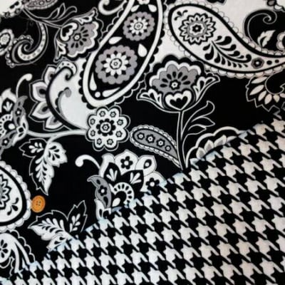 【サイズ注意】希少のVera Bradley (ベラブラッドリー)2枚組大きめカットクロス|2枚組大きめカットクロス メイン布、サブ布とも75×45〜49cm