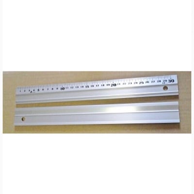 カルトナージュに最適♪アルミ定規■45cm「アル助」すべり止め付きアルミ直尺■