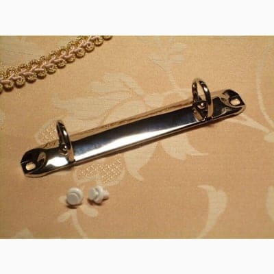 バインダー用金具※2穴用※丸型リング|打ち具不要のリベット(白・黒)タイプ |カルトナージュ/スクラップブッキングに♪|カルトナージュ/スクラップブッキングの材料に♪