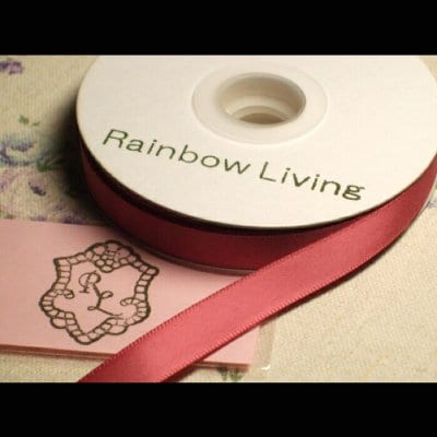 9mm巾 両面ダブルサテンリボン|1巻15m 全30色