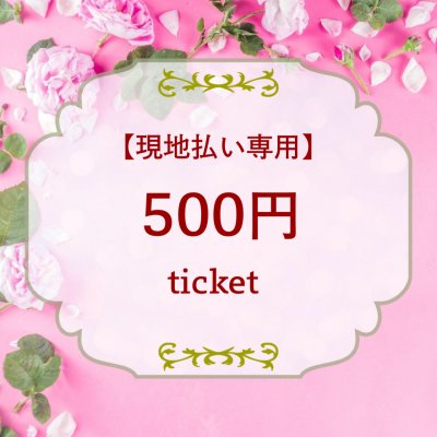 【現地払い専用】500円チケット