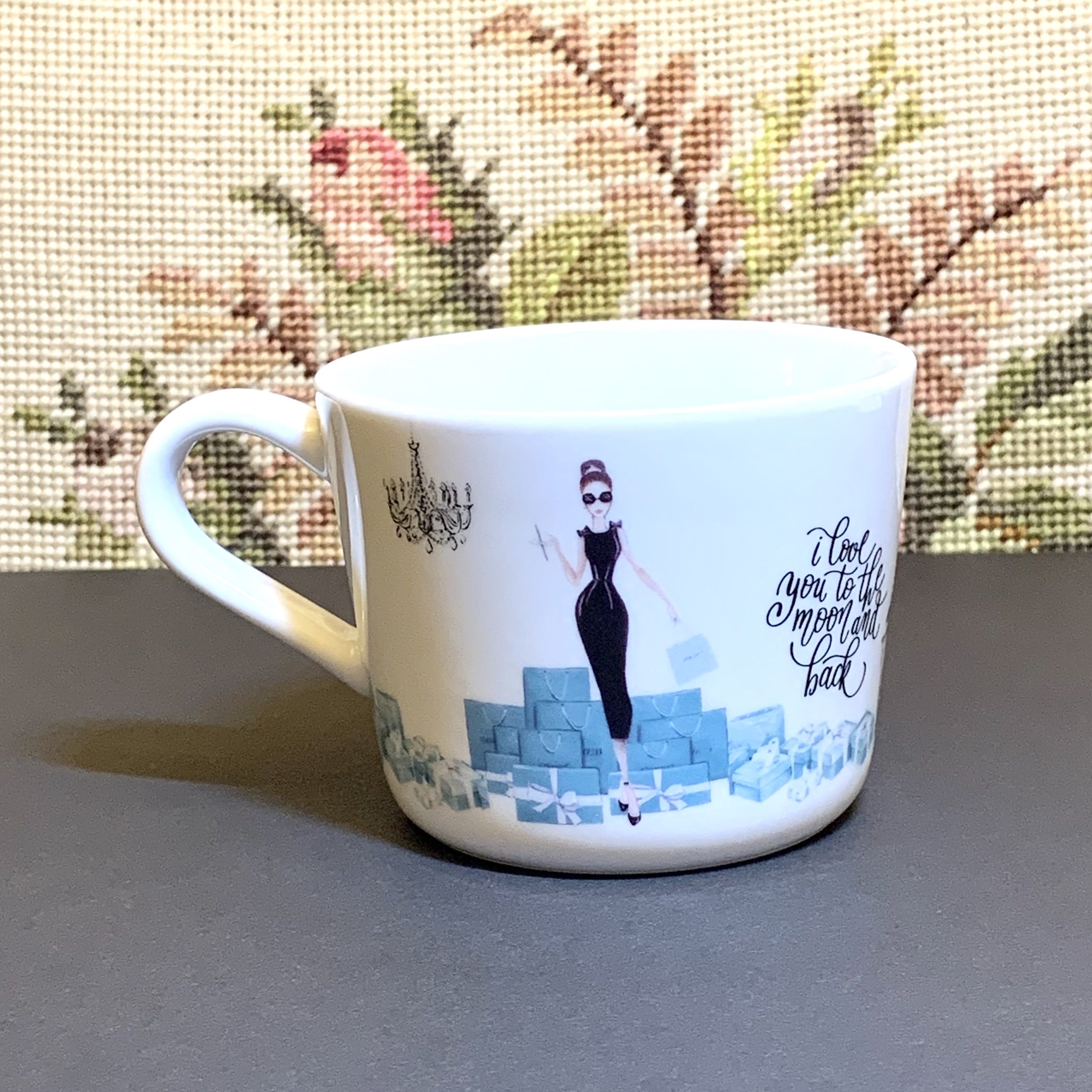 ティファニー風マグカップ イニシャルお入れします