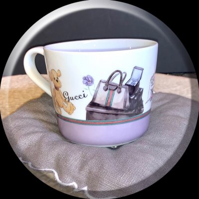 ポーセラーツマグカップ Gucci風
