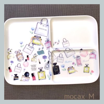 【新品/未使用】ポーセラーツ/プレートセット ポーセラーツ プレート 香水瓶柄②