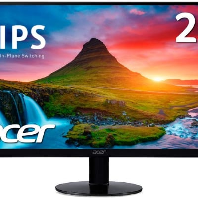 Acer モニター SA270Abmi 27インチ/IPS/非光沢/1920x1080/フルHD/16:9/250cd/4ms/ブラック/HDMI1.4/ミニD-Sub 15ピン