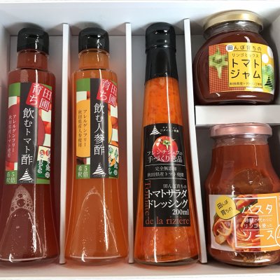 【ギフト】毎日がとまと曜日 田んぼ育ち定番セット