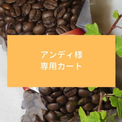 【ちひろ珈琲の自家焙煎珈琲豆】アンディ様 専用カート