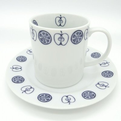 カップ&ソーサー【北欧風】 ハンドメイド ちひろ珈琲のポーセラーツ食器