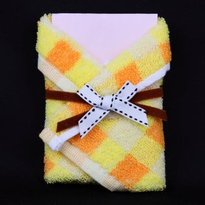 【45-7】お正月間近♪ポチ袋 ポケットサイズ(20cm×20cm)プチタオルハンカチ付きポチ袋♪『ぷちなポチ袋』復興被災者支援『気仙沼ミサンガプロジェクト』の新商品 K's cafe(ケーズカフェ)