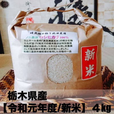 【特別栽培】新米 4kg(令和元年度)栃木県産