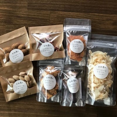 ★送料無料★ワルンサニーはじめましてセット【ナッツ&ドライフルーツ各3種+ローストココナッツチップ】