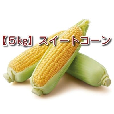 【5kg】スイートコーン　無農薬・無肥料