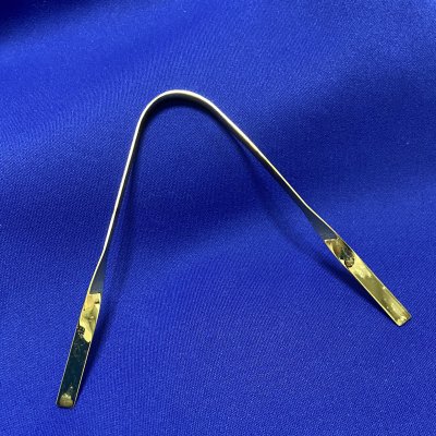 舌クリーナー「ドクタータング タングスクレーパー」24金加工(両手用)
