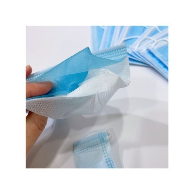 マスク★クレジット払い専用★ 医療用 3層タイプ 色:ブルー 50枚入り 1700円(税抜き)@34 箱無しクリックポスト発送 新型コロナ対策 花粉症 医療従事者