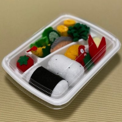 キッズに大人気 フェルトのお弁当セット おままごと プレゼント ギフト かわいい 綿 コットン 手作り 手縫い ハンドメイド Manafull マナフル コモールカフェ別府 ツクツク 通販 モバイル 最もお得な高ポイント還元通販サイト