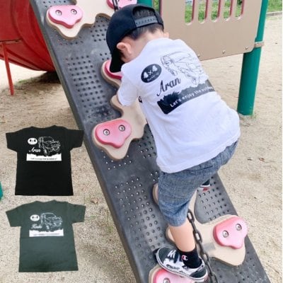 バックプリント アウトドア好きのお名前入りTシャツ