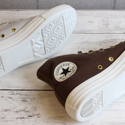 コンバース オールスター ライト ゴールドジップ Hi ブラウン グレー Converse All Star Light Goldzip Hi 新潟県見附市靴のフットパークヌシセ地域密着型頑張る靴屋 ツクツク 通販 モバイル 最もお得な高ポイント還元通販サイト
