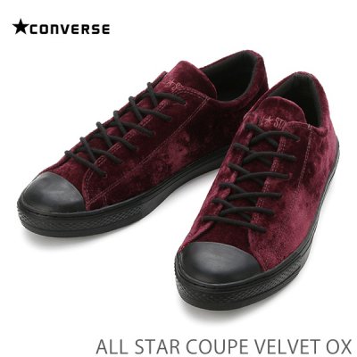 コンバース オールスター クップ ベルベット OX マルーン CONVERSE ALL STAR COUPE VELVET OX