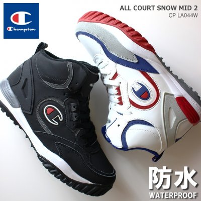 チャンピオン スノトレ メンズ Champion All Court Snow Mid 2 Cp La044w ホワイト トリコ ブラック ネイビー スノートレ 防水 防水スニーカー 防水設計 防水 靴 ブーツ 雪 雪寒地 クリスマス 新潟県見附市靴のフットパークヌシセ地域密着型頑張る靴屋 ツクツク 通販