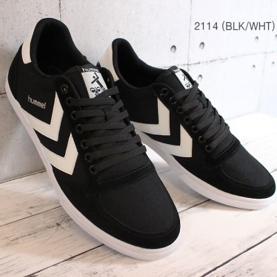 ヒュンメル スニーカー hummel SLIMMER STADIL LOW HM63112K 2114 スリマースタディール ローカットスニーカー キャンバススニーカー