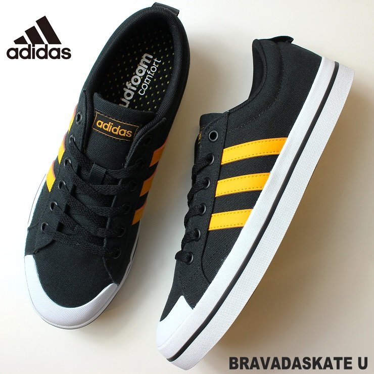 アディダス メンズ レデ ス キャンバススニーカー Adidas Bravadaskate U Gz04 スケート スケーター スケボ