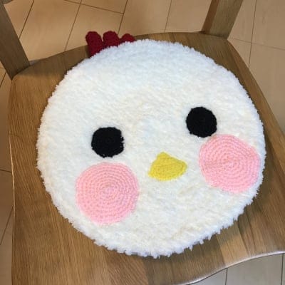 座布団【ニワトリ】