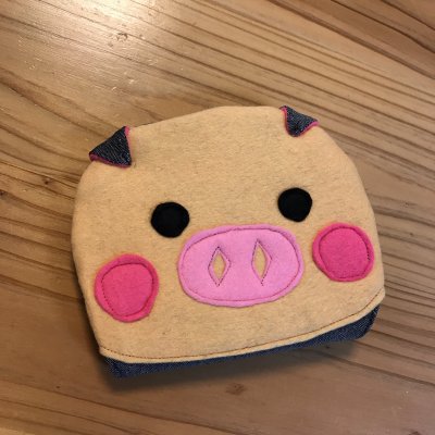 マスクケース(ブタ)