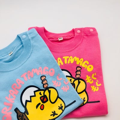 とりからたまごオリジナルキャラクターTシャツ【2枚組みセット】