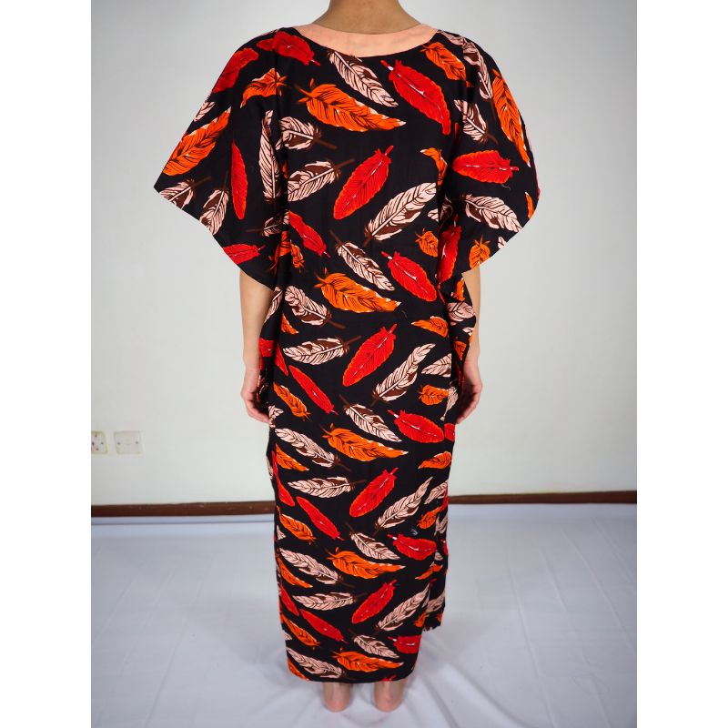 ラクチンアフリカワンピース Dera 【leaf】