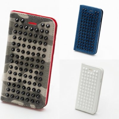 【GLAMJAM】アイフォンケース iphone7+ 手帳型 ONI アパレル/バック/有名人愛用/スタッズバック/愛媛県松山市/