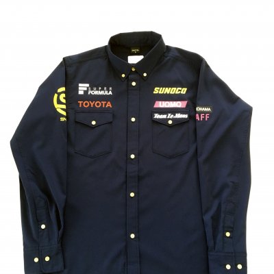 ※再入荷 【実物・中古品】チームルマン スーパーフォーミュラ スタッフシャツ 長袖