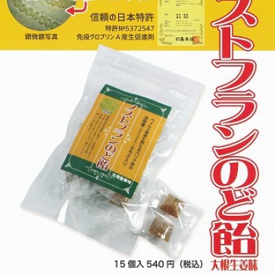 コロナに負けるな!!【舐めてウィルス対策!!】抗ウイルス成分 念珠藻エキス入り ノストフランのど飴 (15個入り)