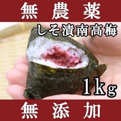 梅干し 無添加 無農薬 しそ漬南高梅 1kg 送料無料 熊野のご褒美 和歌山産 無化学肥料 梅干 南高梅 お歳暮などのギフト 贈り物にもおすすめ