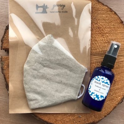 オーガニックコットンマスク aromaマスクスプレー オーガニックコットンマスク aromaマスクスプレー