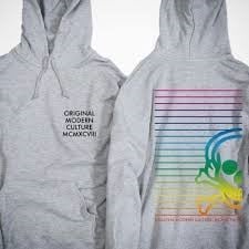 UG ユージー プルパーカー Rainbow Tribe H.GREY XL